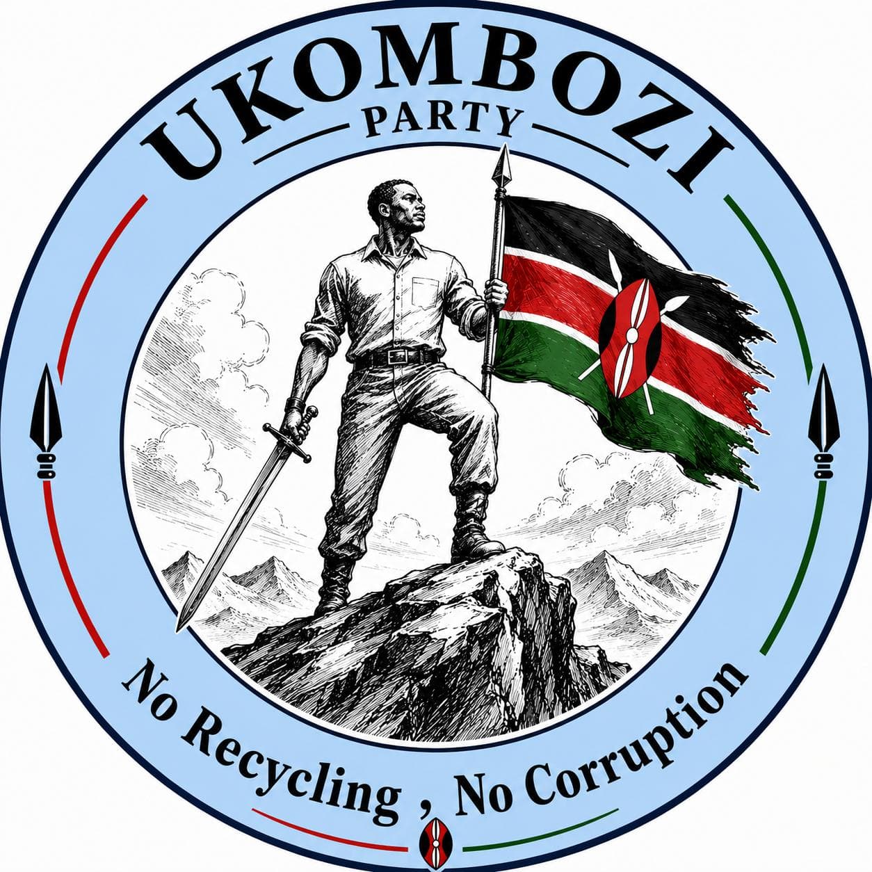 UKOMBOZI party Logo