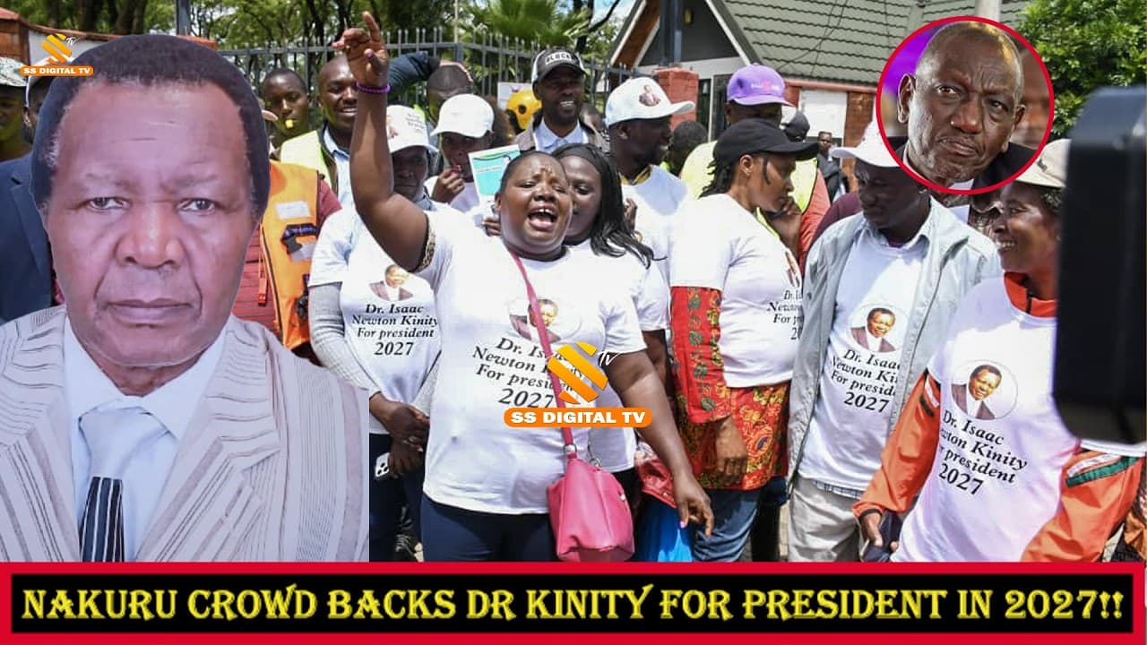  Dawa ya Kasongo!-Panic in Ruto camp as Nakuru residents endorse Dr Kinity for 2027 presidential bid 